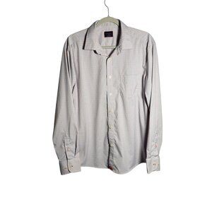 Untuckit Mens Plaid Long Sleeve Button-Down Shirt X-Large